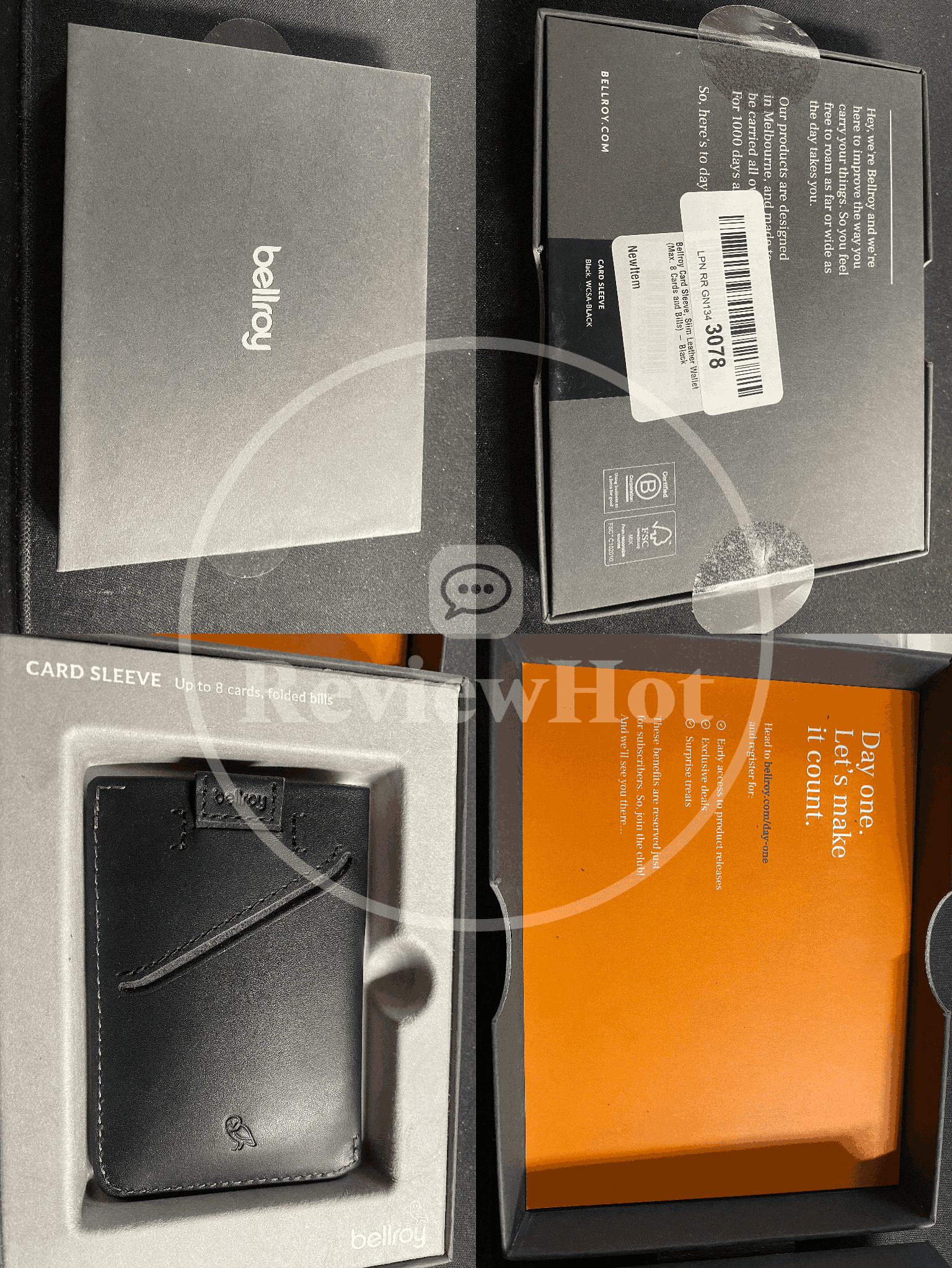Bellroy card wallet unboxing