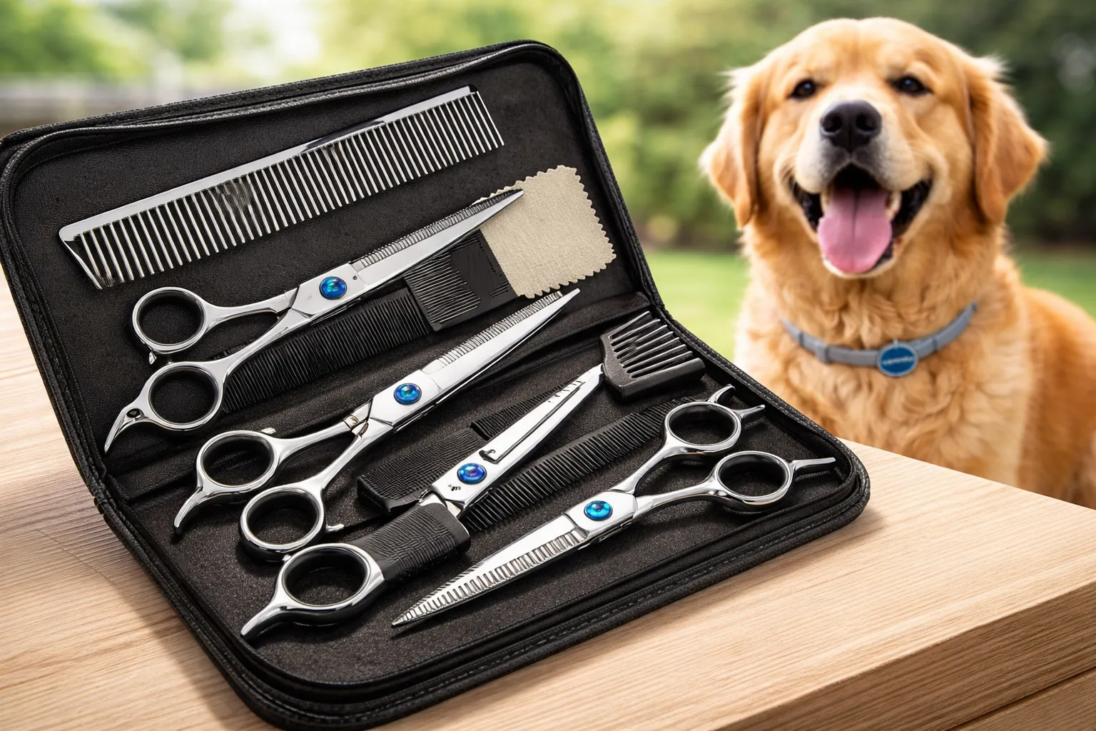 GLADOG Professional 5 in 1 Dog Grooming Scissors Set Review – Pros and Cons for Cats and Dogs