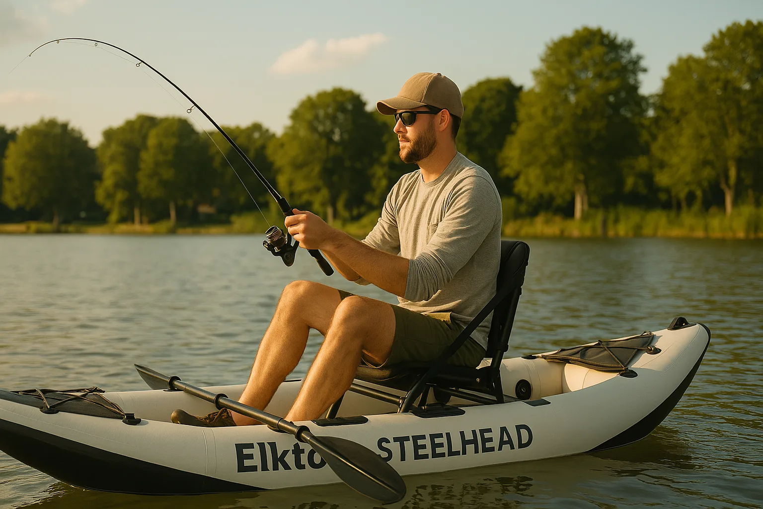 Elkton Outdoors Steelhead Inflatable Fishing Kayak Review