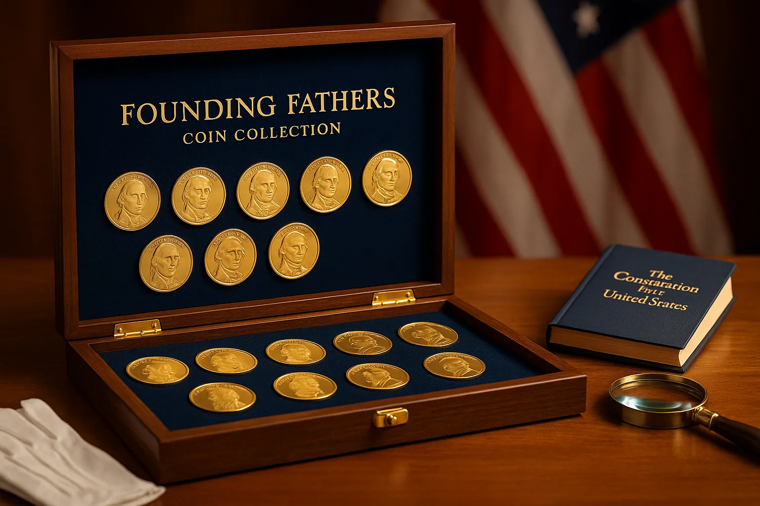 Franklin Mint Founding Fathers Coin Collection Review – A 24K Gold Tribute to America’s Founders