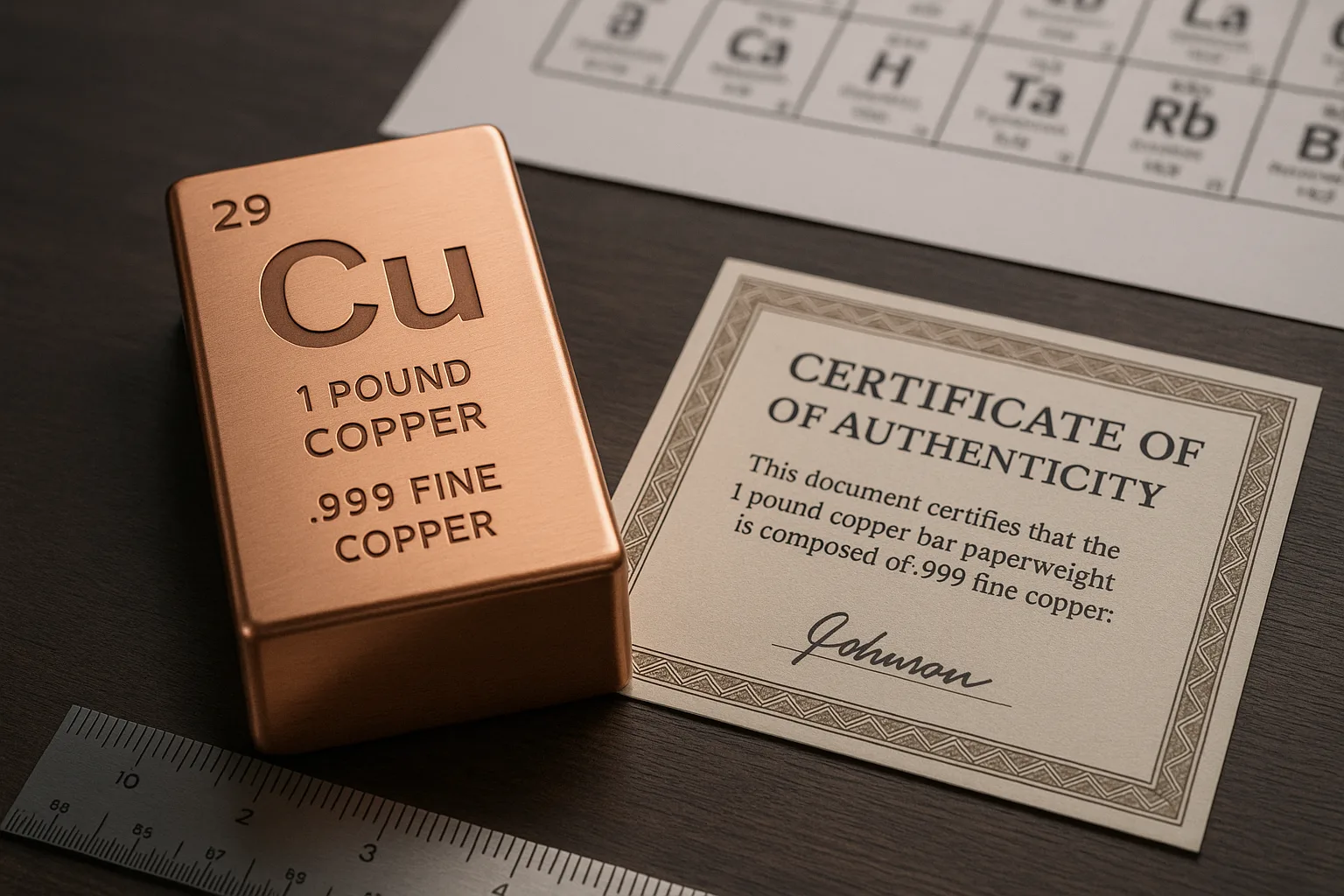 Unique Metals 1 Pound .999 Pure Copper Bar Paperweight Review – A Solid Chemistry Element Ingot for Your Desk