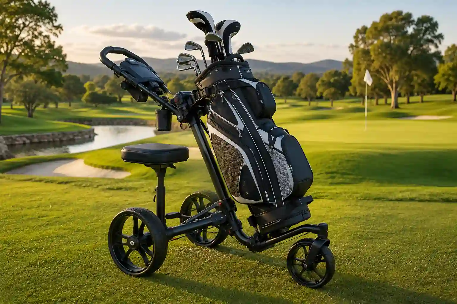 Best Golf Push Cart With Seat: 9 Top Picks in 2026